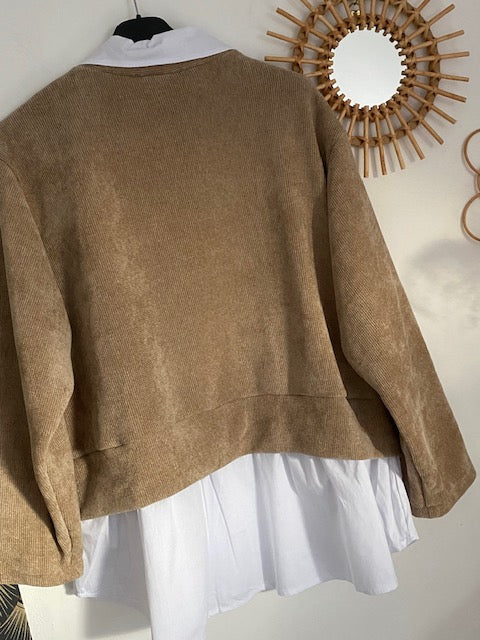 VESTE GILET MARYANNE BEIGE 42/48