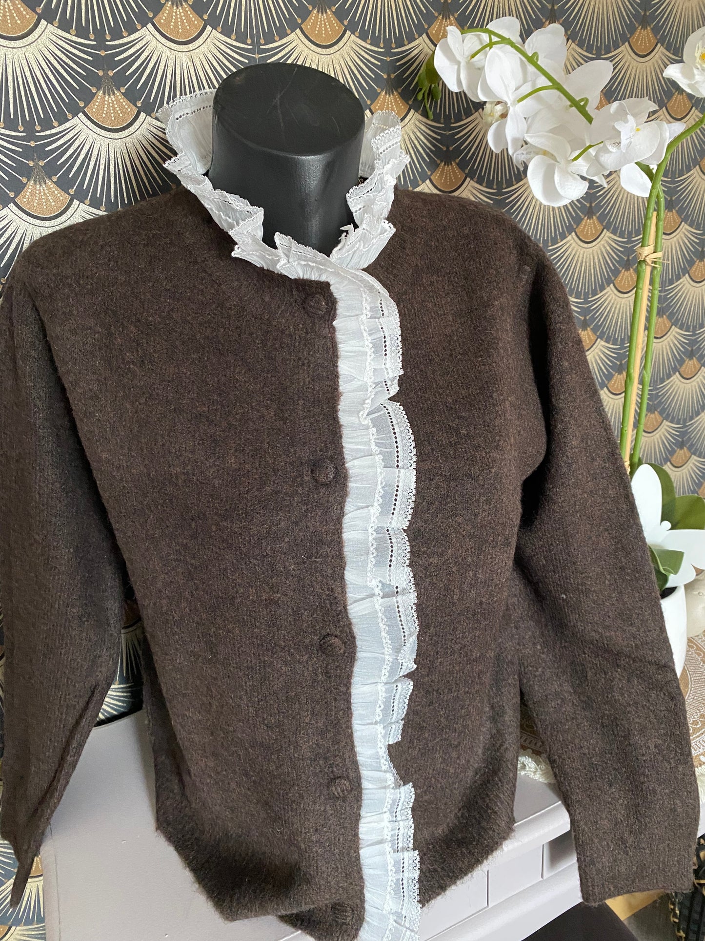 GILET GOLDEN CHOCO TU 36/42 PETIT 44