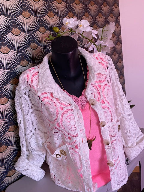 VESTE CROCHET 36/42