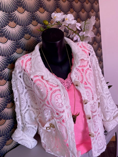 VESTE CROCHET 36/42