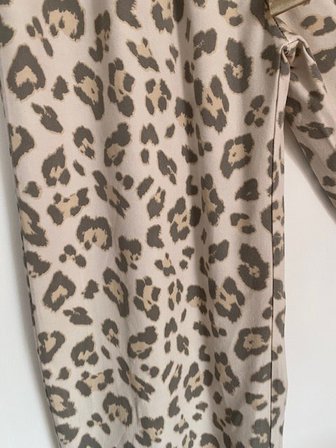 PANTALON LEOPARD VANILLE 36/44