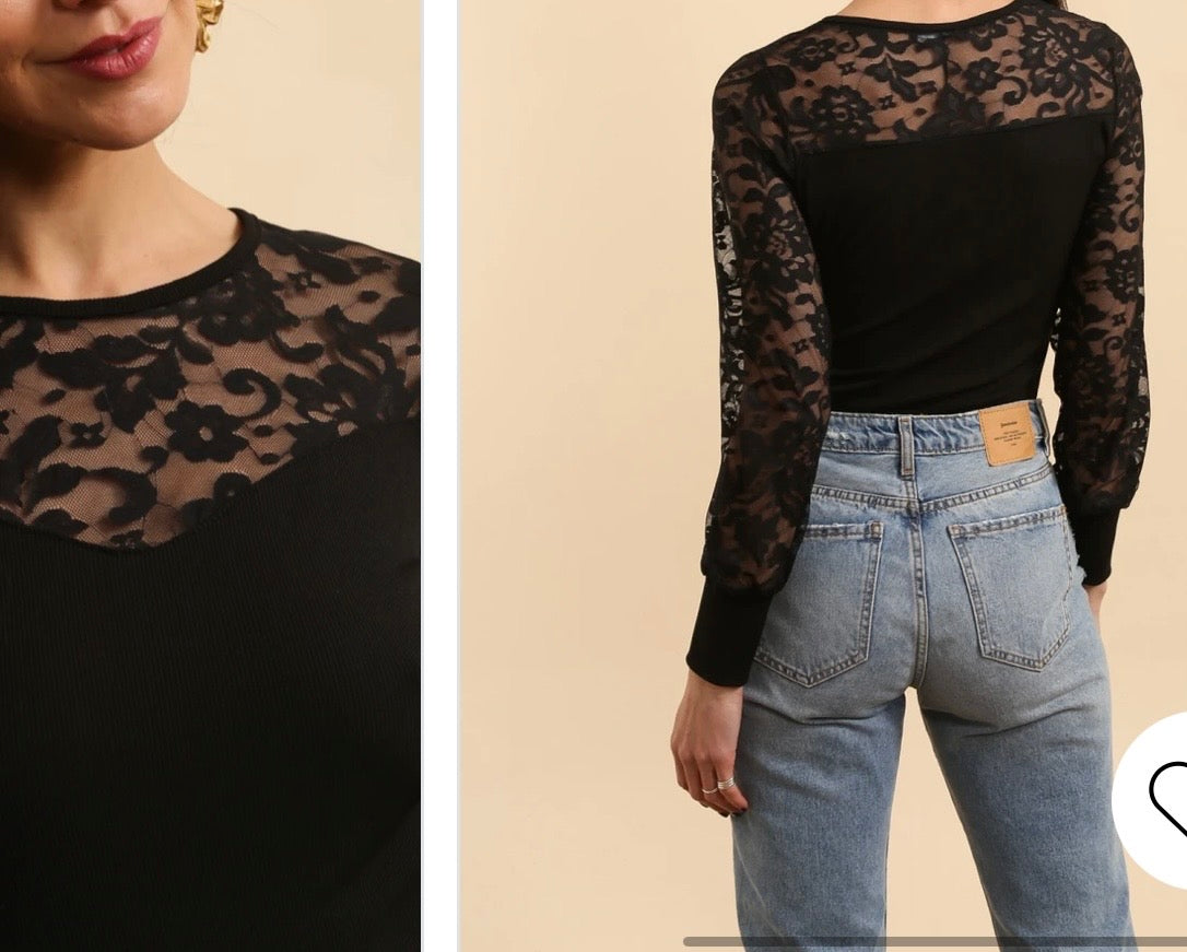 TOP DENTELLE 1 tailles: S / M/ L/ XL/ XXL
