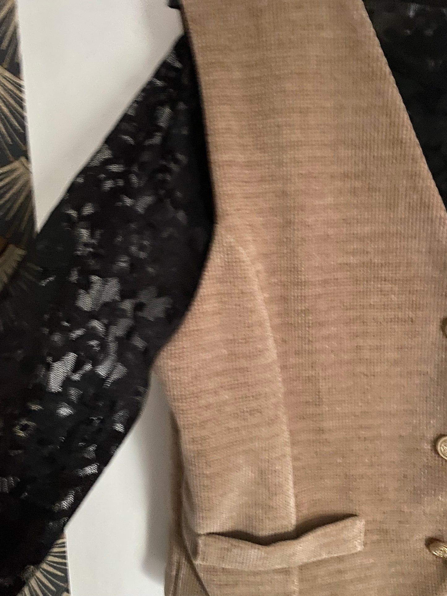 GILET VELOUR BEIGE TU 36/42