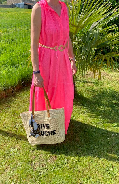 ROBE OEIL ROSE FUSHIA 36/44