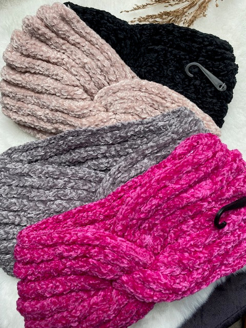 BANDEAU VELOUR 8 COULEURS (CATEGORIE BONNETS)