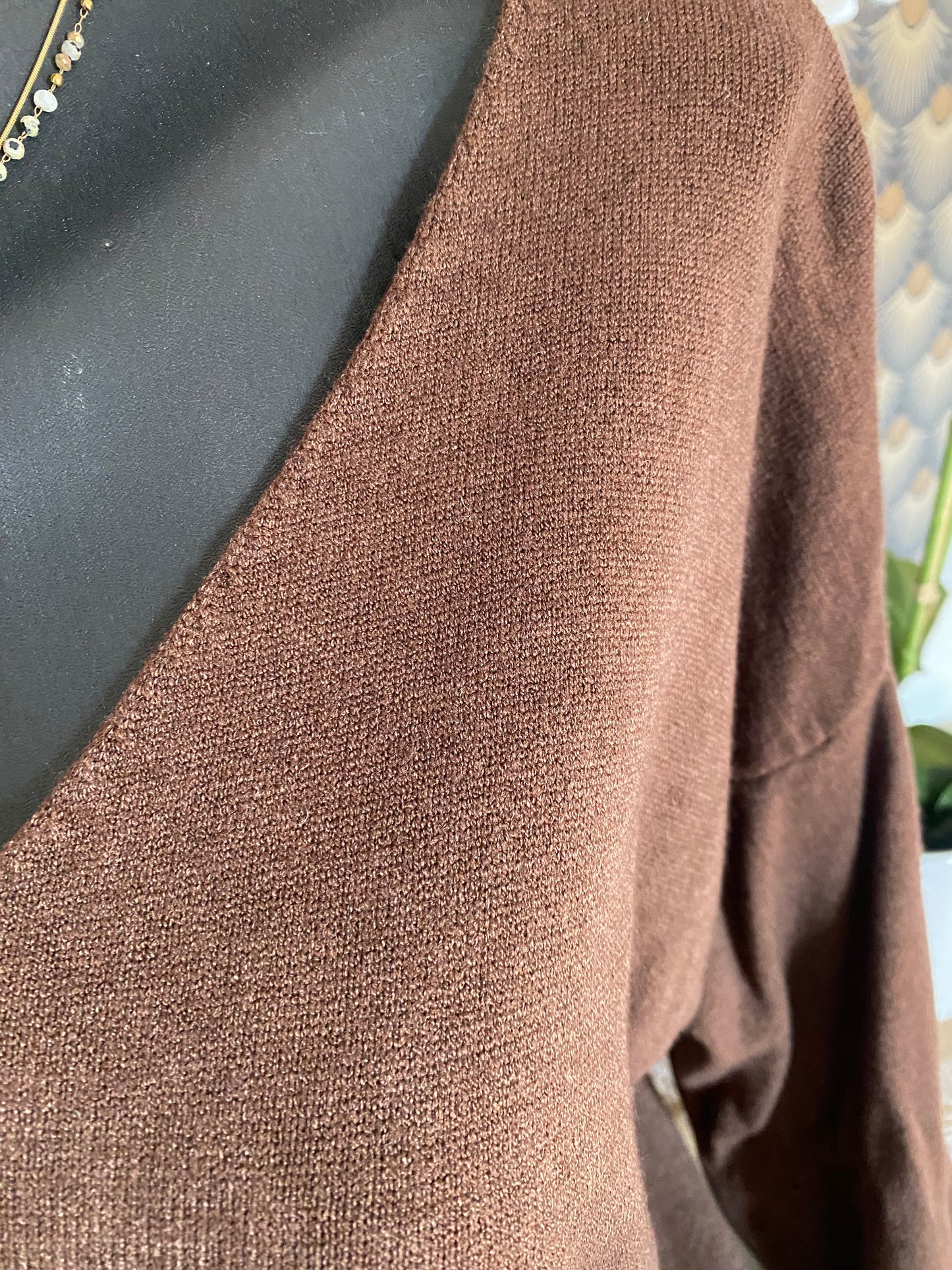 PULL ISSY ETOILES ET LISERET IRISE TU 36/44 CHOCO