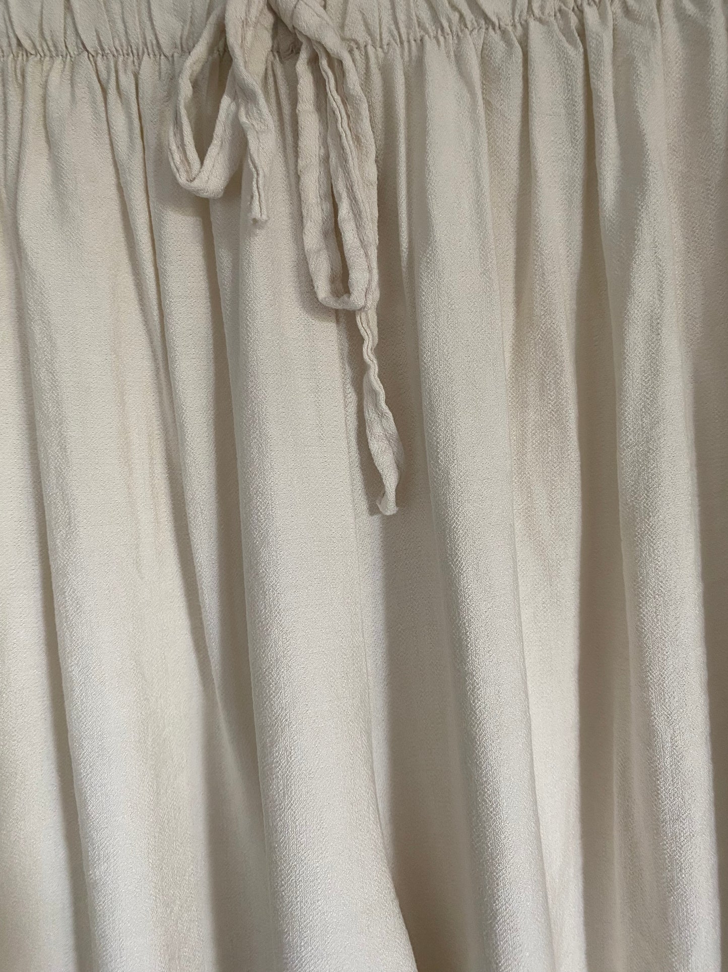 PANTALON PALAZZO ECRU 44/48