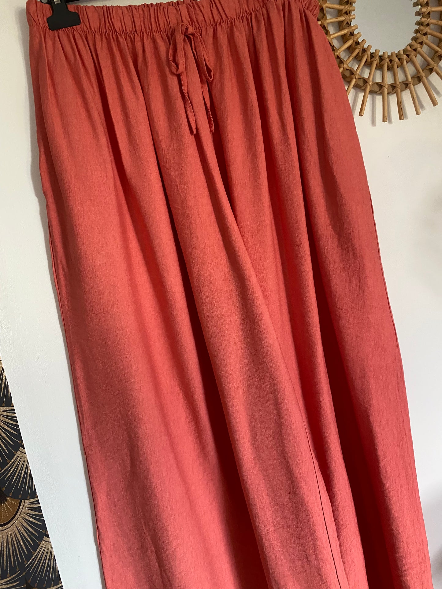 PANTALON PALAZZO TERRACOTA 44/48