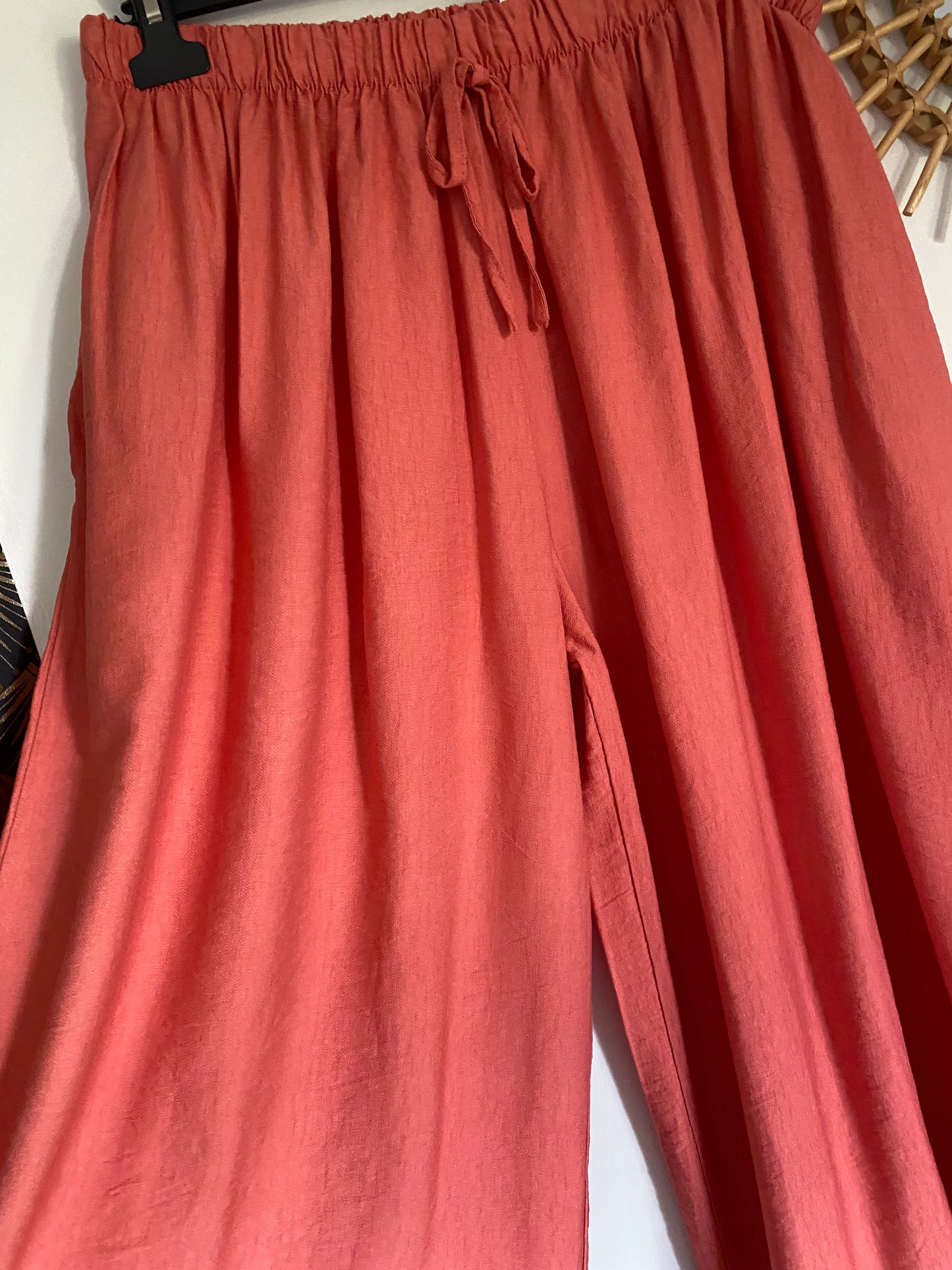 PANTALON PALAZZO TERRACOTA 44/48