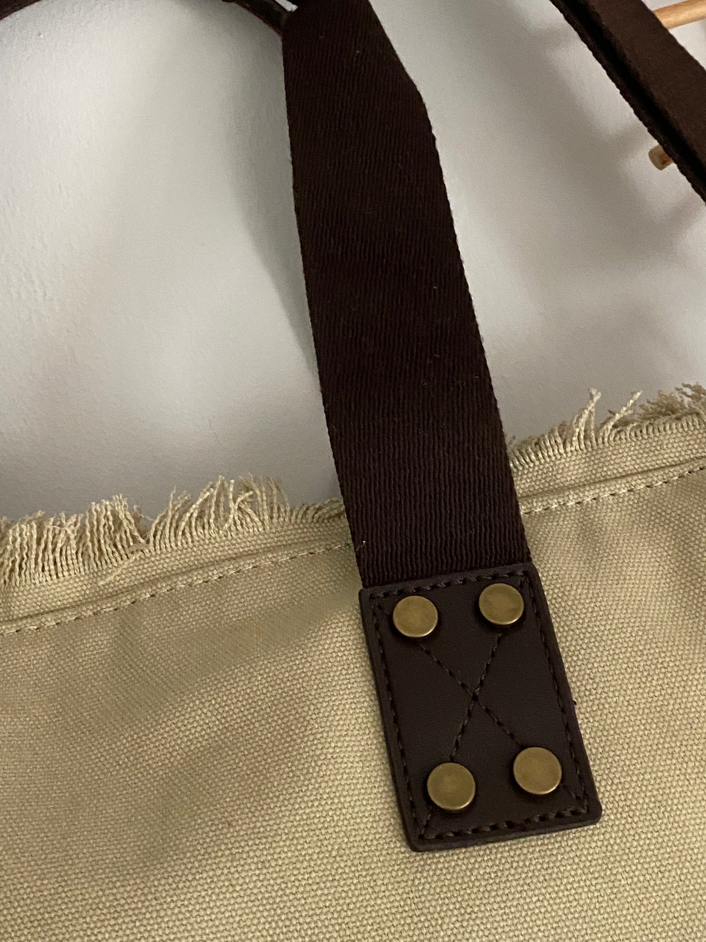 SAC THE TOTE BAG BEIGE AVEC BANDOULIERE REGLABLE