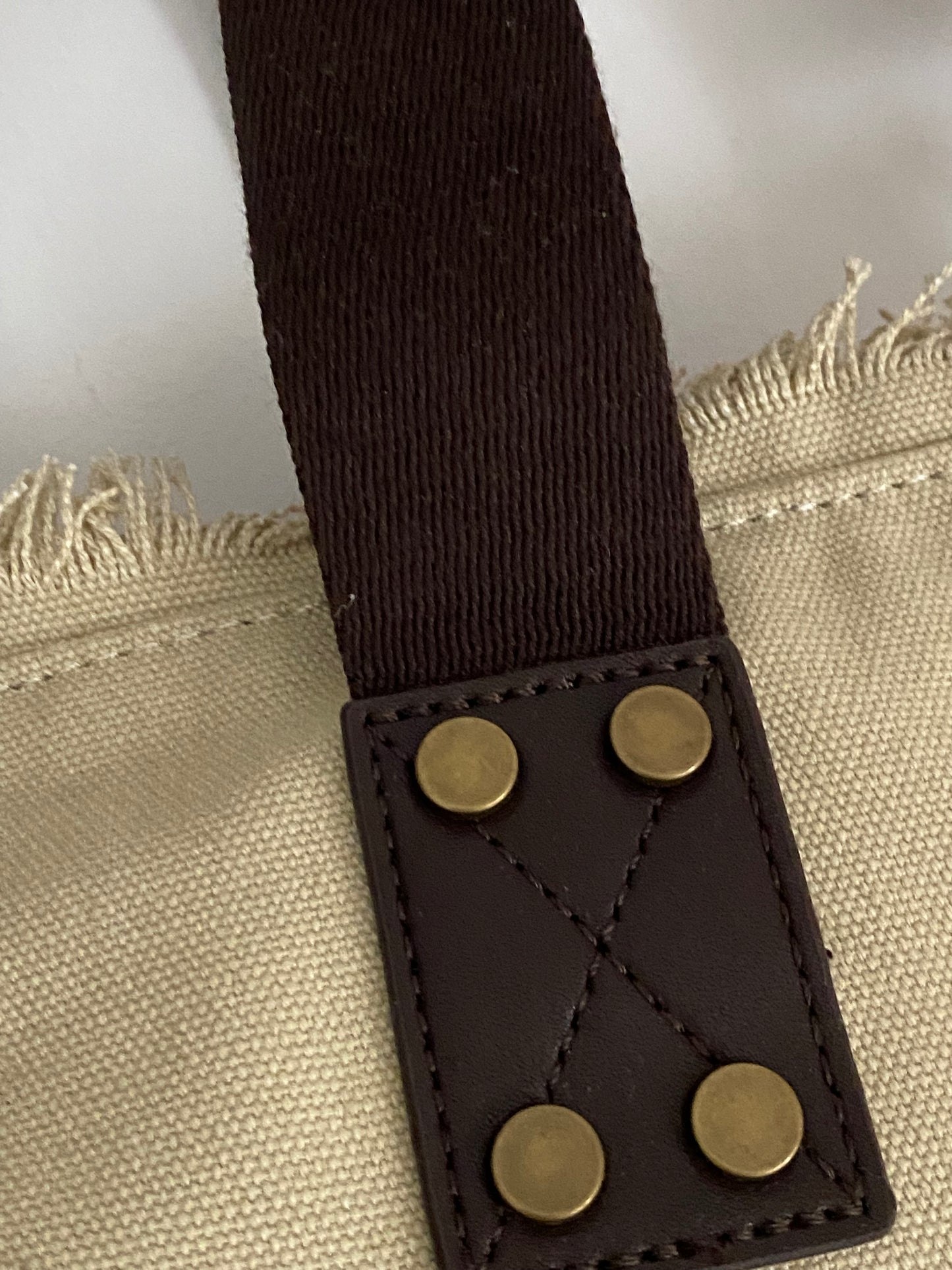SAC THE TOTE BAG BEIGE AVEC BANDOULIERE REGLABLE