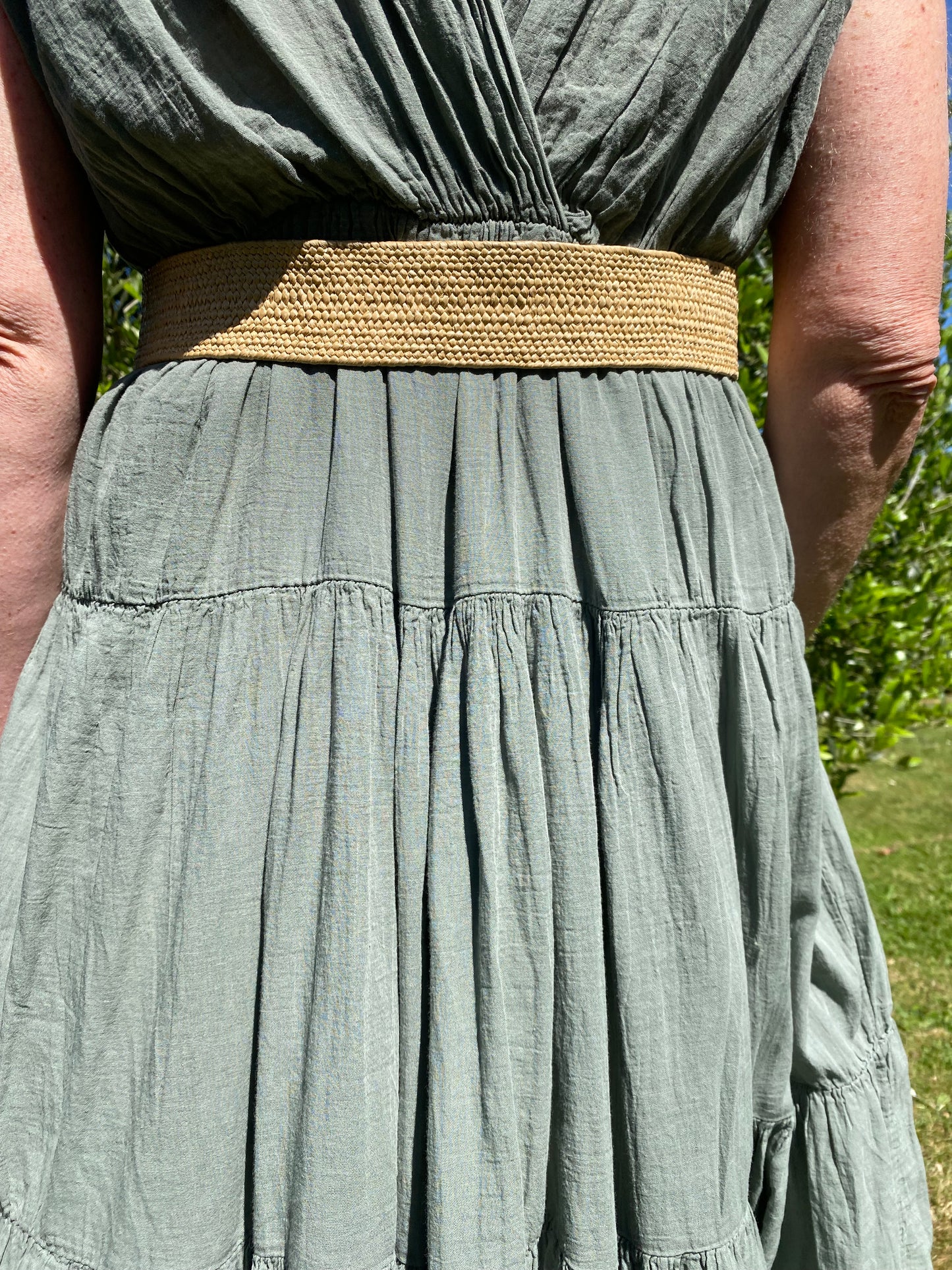 ROBE SABRINA KAKI 38/46