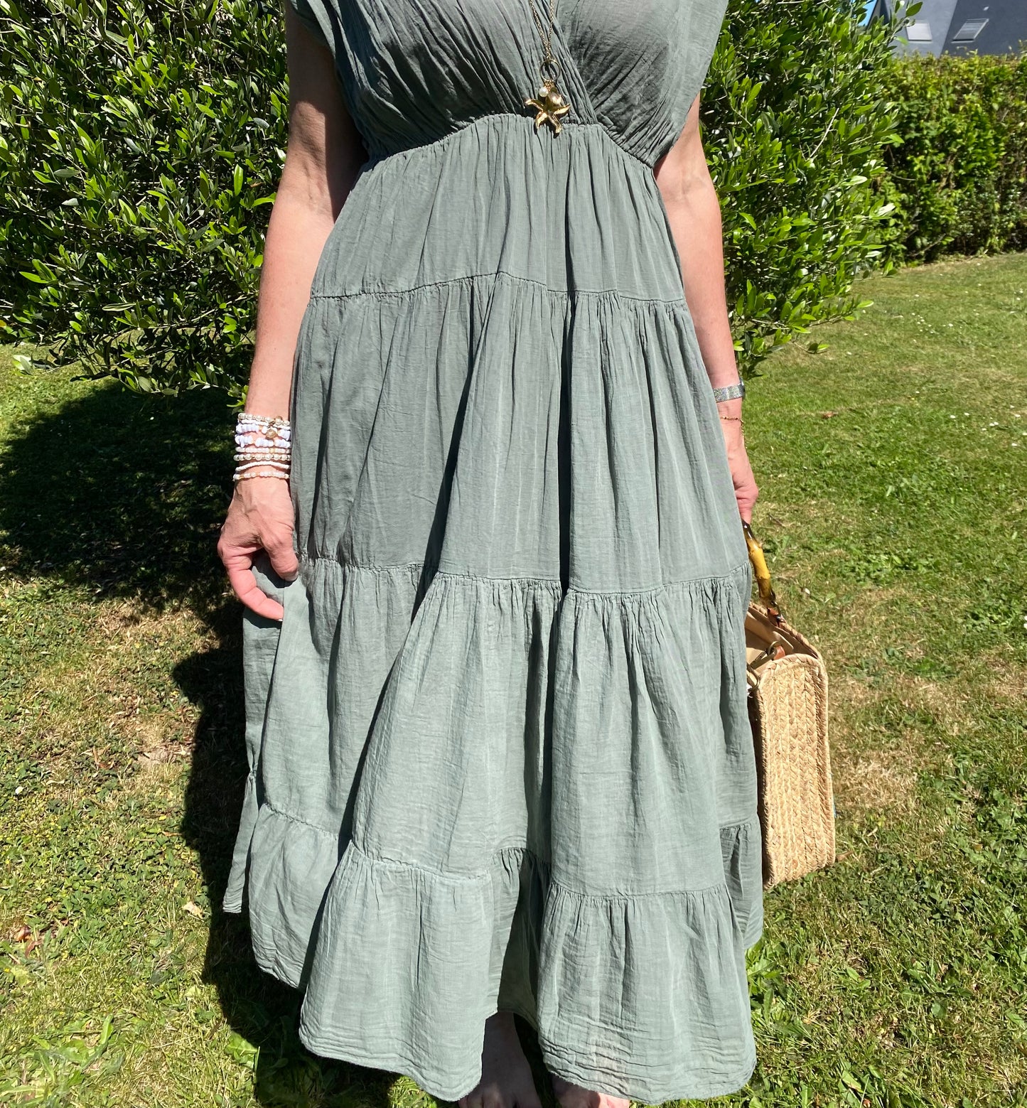ROBE SABRINA KAKI 38/46