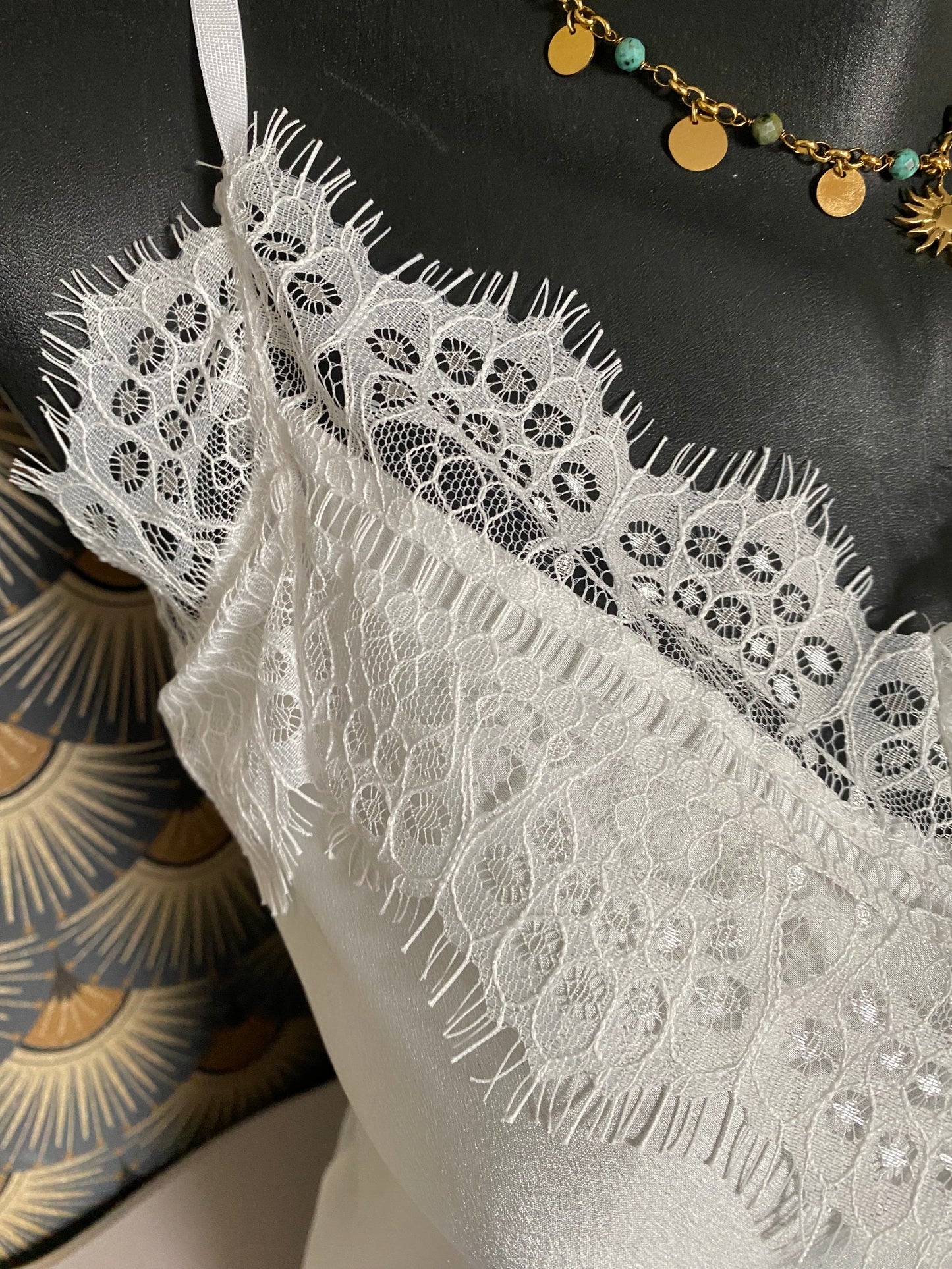 TOP DENTELLE MILY BLANC 36/42