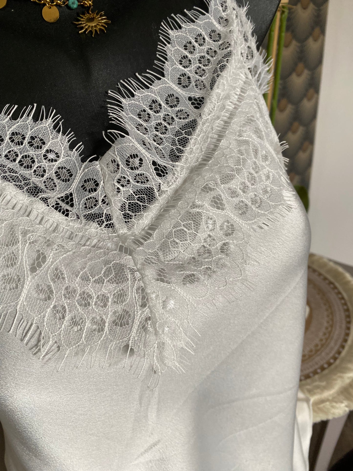 TOP DENTELLE MILY BLANC 36/42