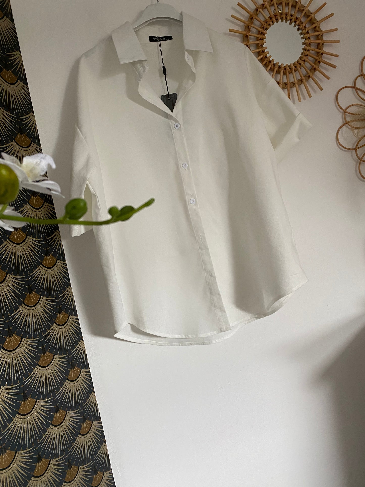 VESTE CHEMISE BLANCHE COLLECTION DOLCE VITA S/M OU L/XL