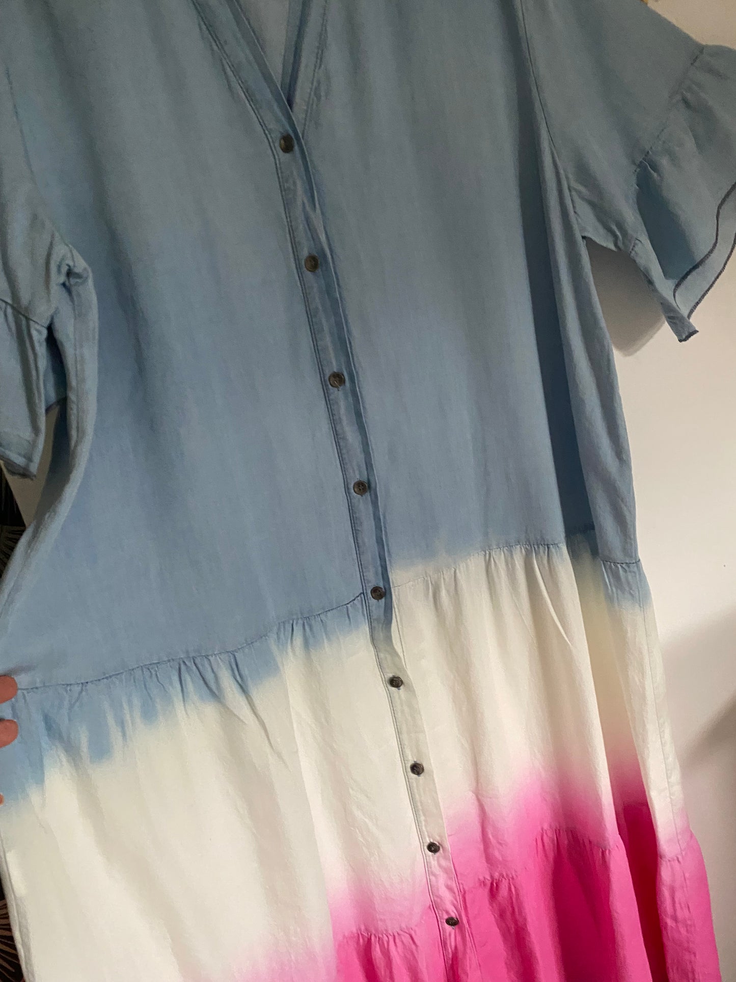ROBE TAI FUSHIA EN LYOCELL 40/46