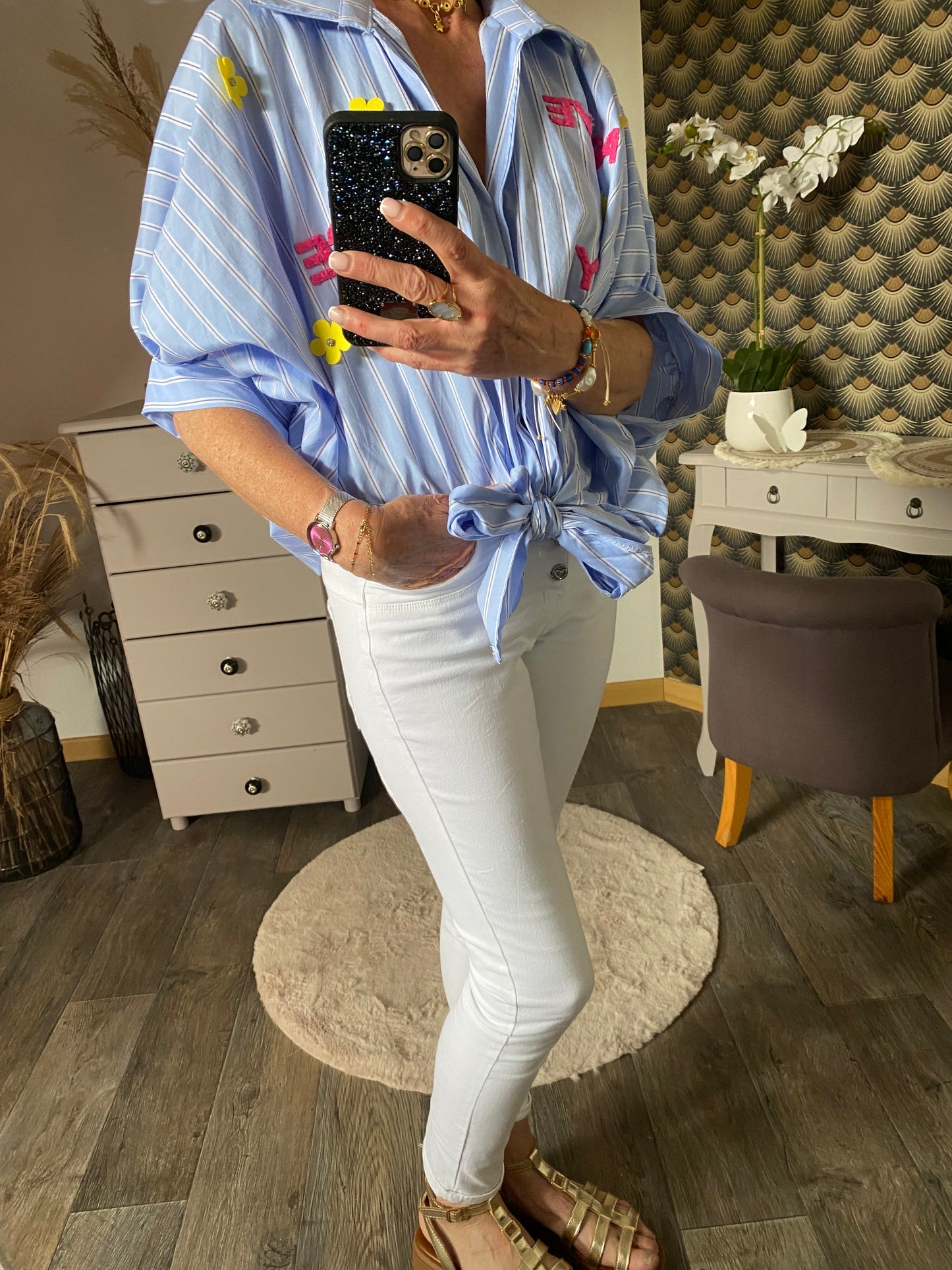 CHEMISE RAYEE 36/44