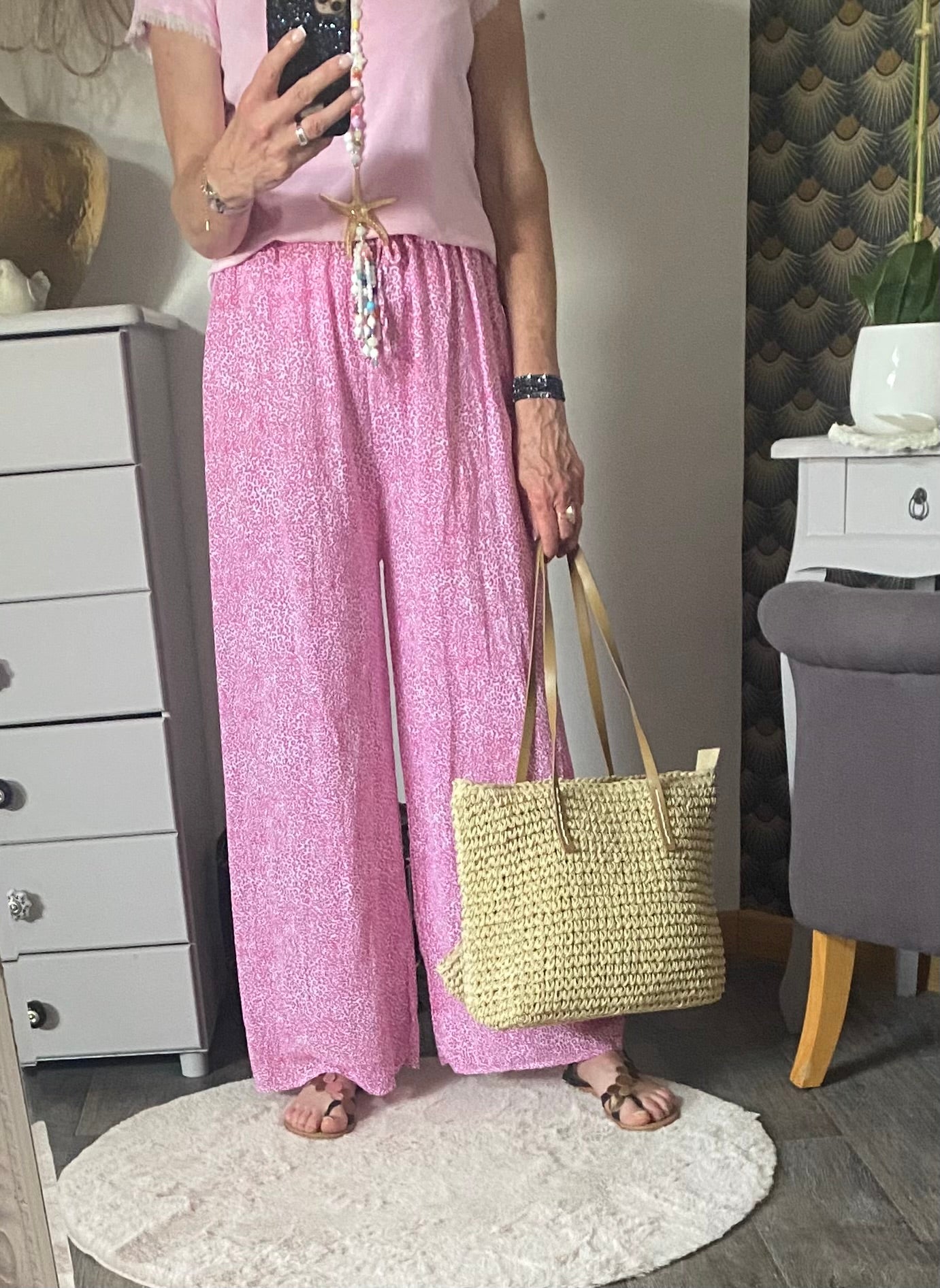 PANTALON FLUIDE LEO (TROIS COLORIS ) TU 36/42 petit 44