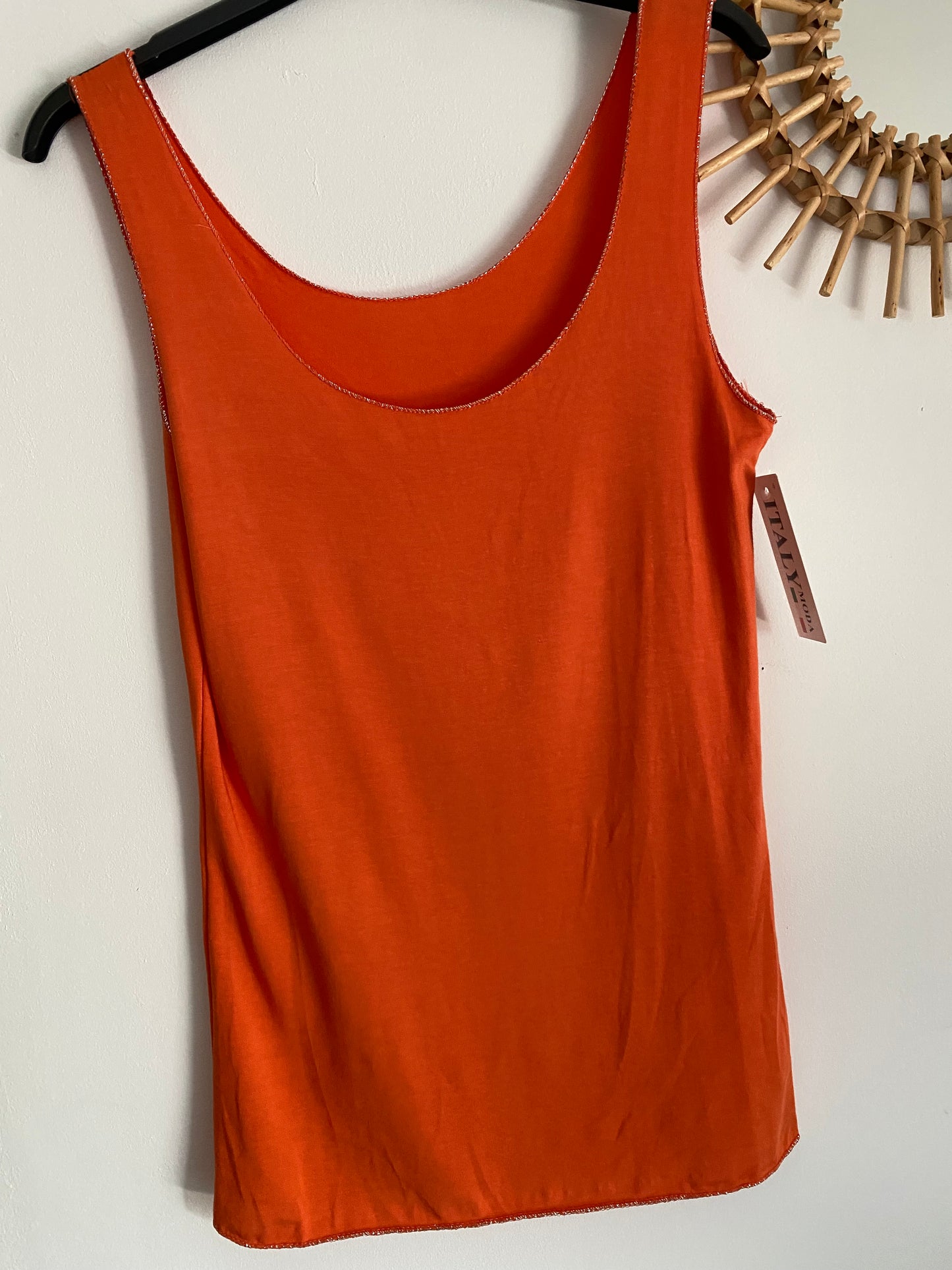 TOP MODA 34/40 ( ECRU , ORANGE , JAUNE , BLANC)