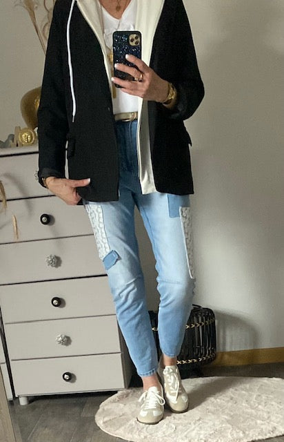 VESTE BLAZER PAOLA NOIRE 36/42