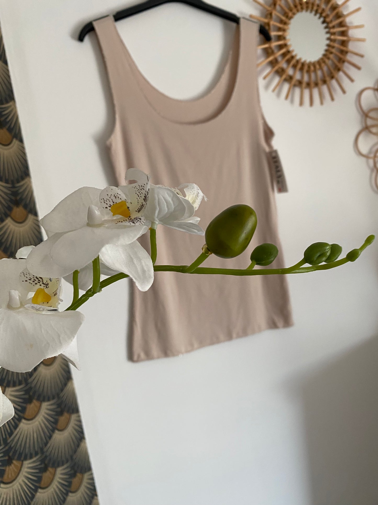 TOP MODA 34/40 ( ECRU , ORANGE , JAUNE , BLANC)