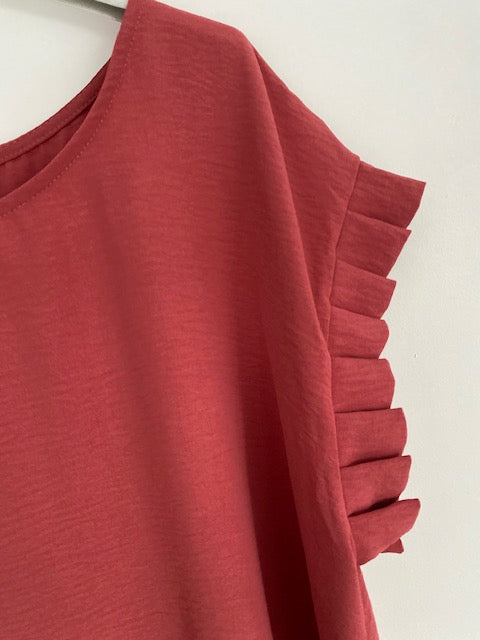 TOP NATHALIE TERRA COTA COLLECTION BELLE TAILLE 42 AU 48