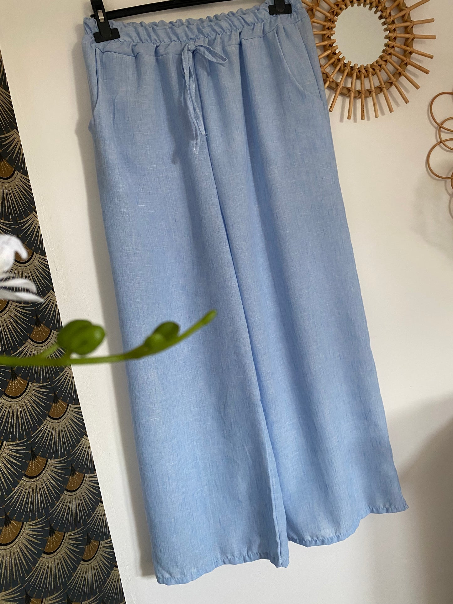 ENSEMBLE PANTALON WENDY BLEU 36/42 PETIT 44