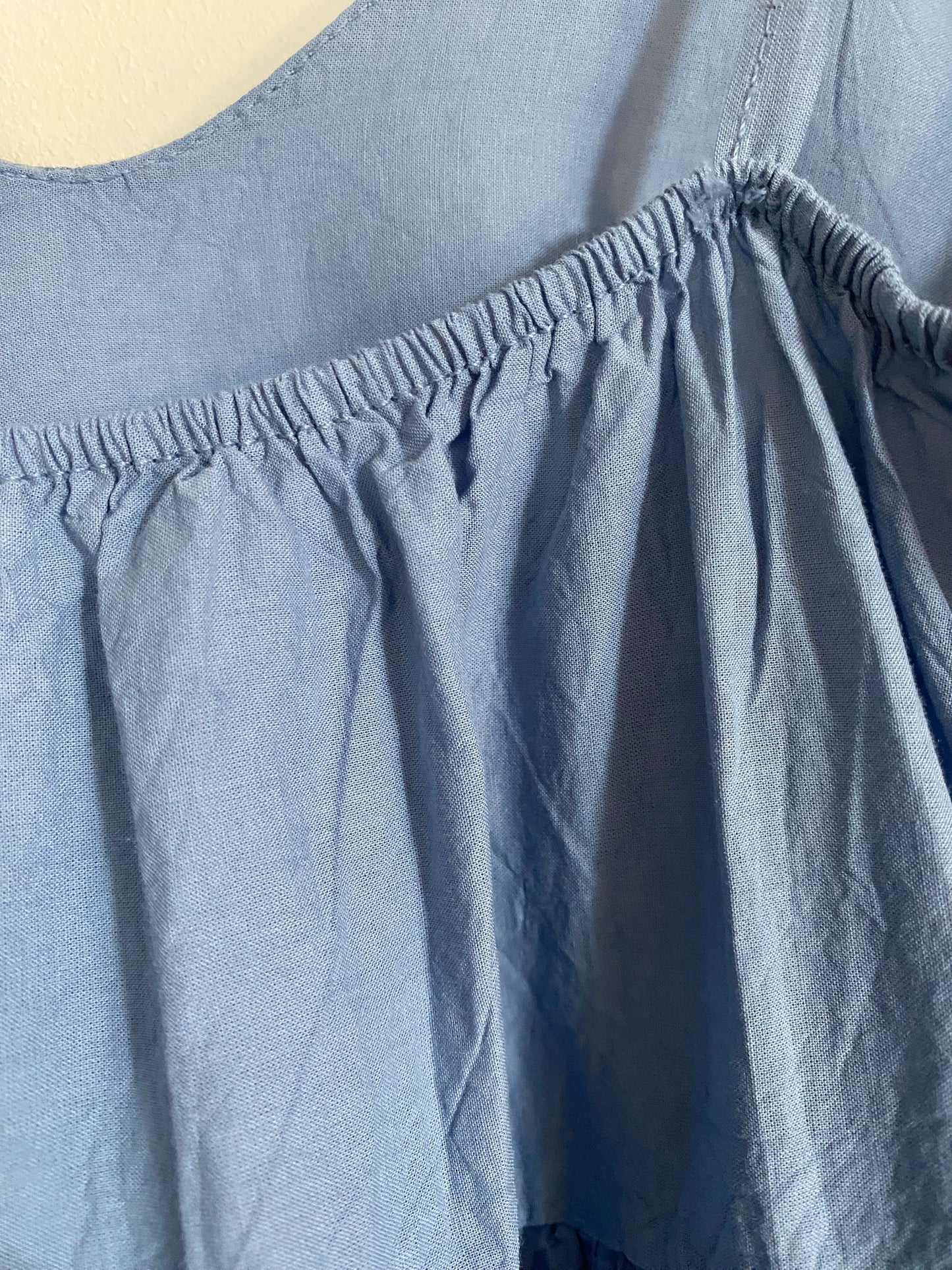 ROBE LONGUE LEGERE BLEUE 36/42