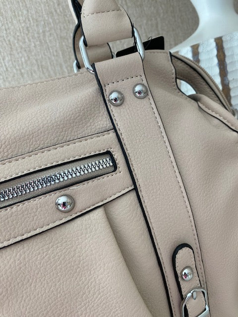 SAC PAOLA BEIGE GRAND MODELE