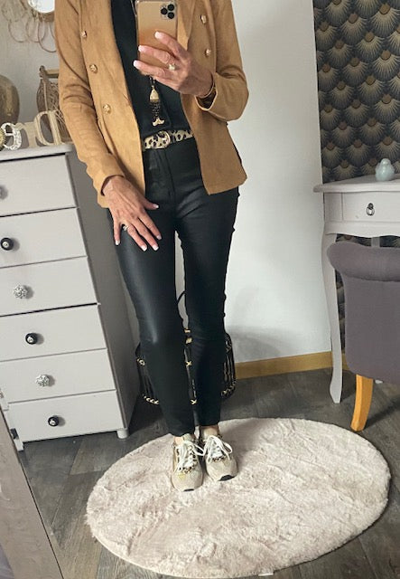 VESTE BLAZER SUEDINE MIA TAILLE S/M/L/XL