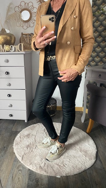 VESTE BLAZER SUEDINE MIA TAILLE S/M/L/XL