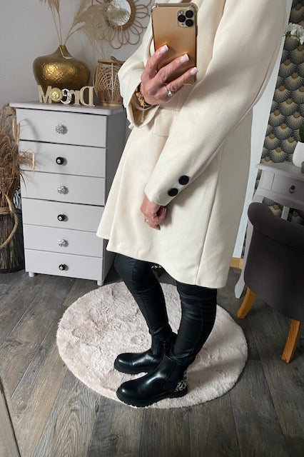 MANTEAU GABRIEL ECRU taille : S/M/L/XL