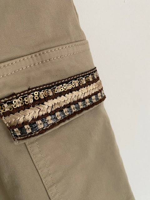 PANTALON ROMEO BEIGE TAILLE 42