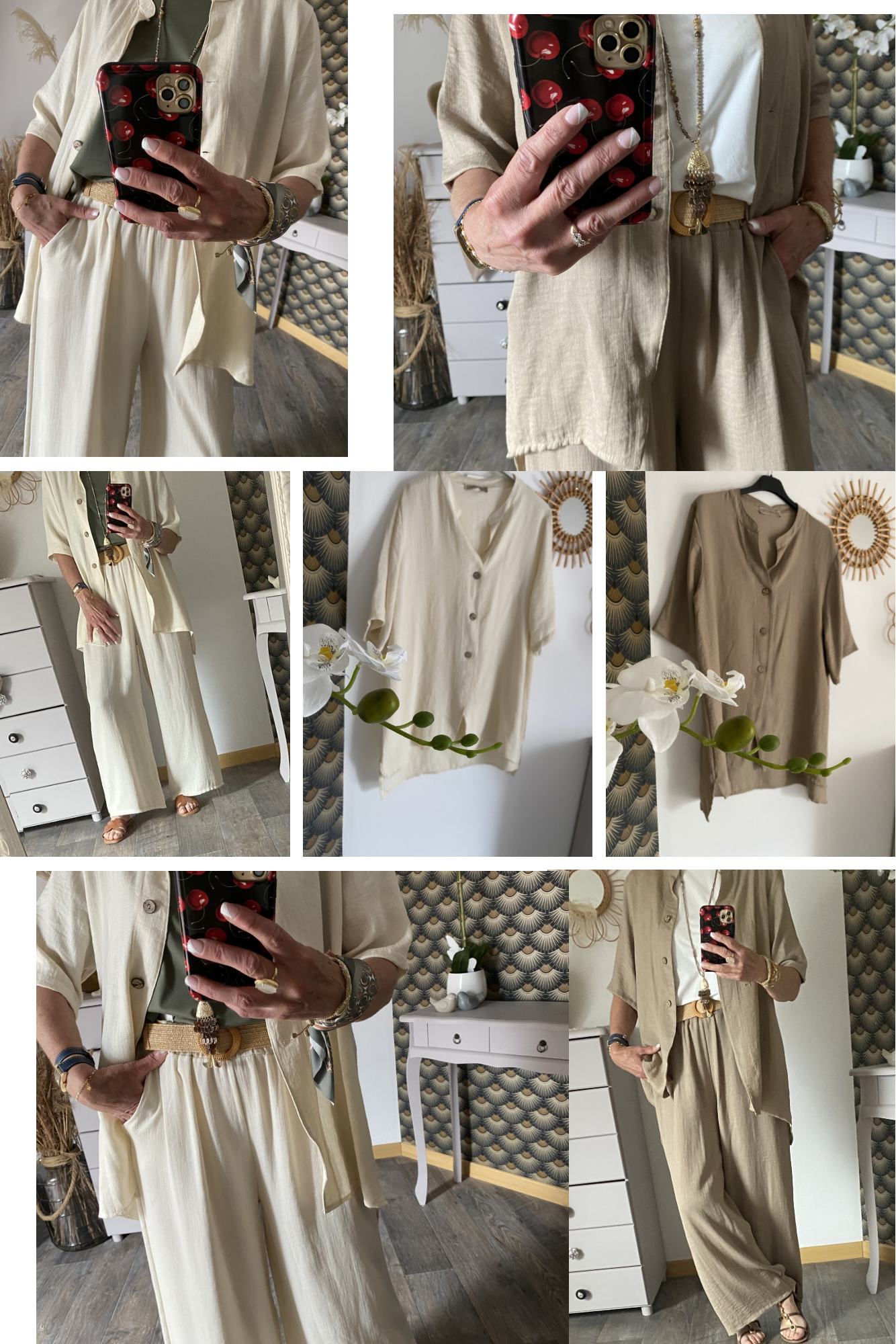 VESTE PABLO  TU 36/42  PETIT 44 DEUX COLORIS  ECCRU OU BEIGE