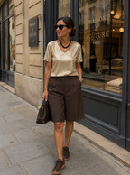 TOP IRISE DORE  MODAL TAILLES : S/M/L