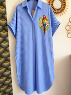 ROBE CHEMISE LONGUE ZETA OTTO TU 42/50