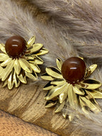 BOUCLES PUCES MULTI FEUILLAGE ACIER INOXYDABLE