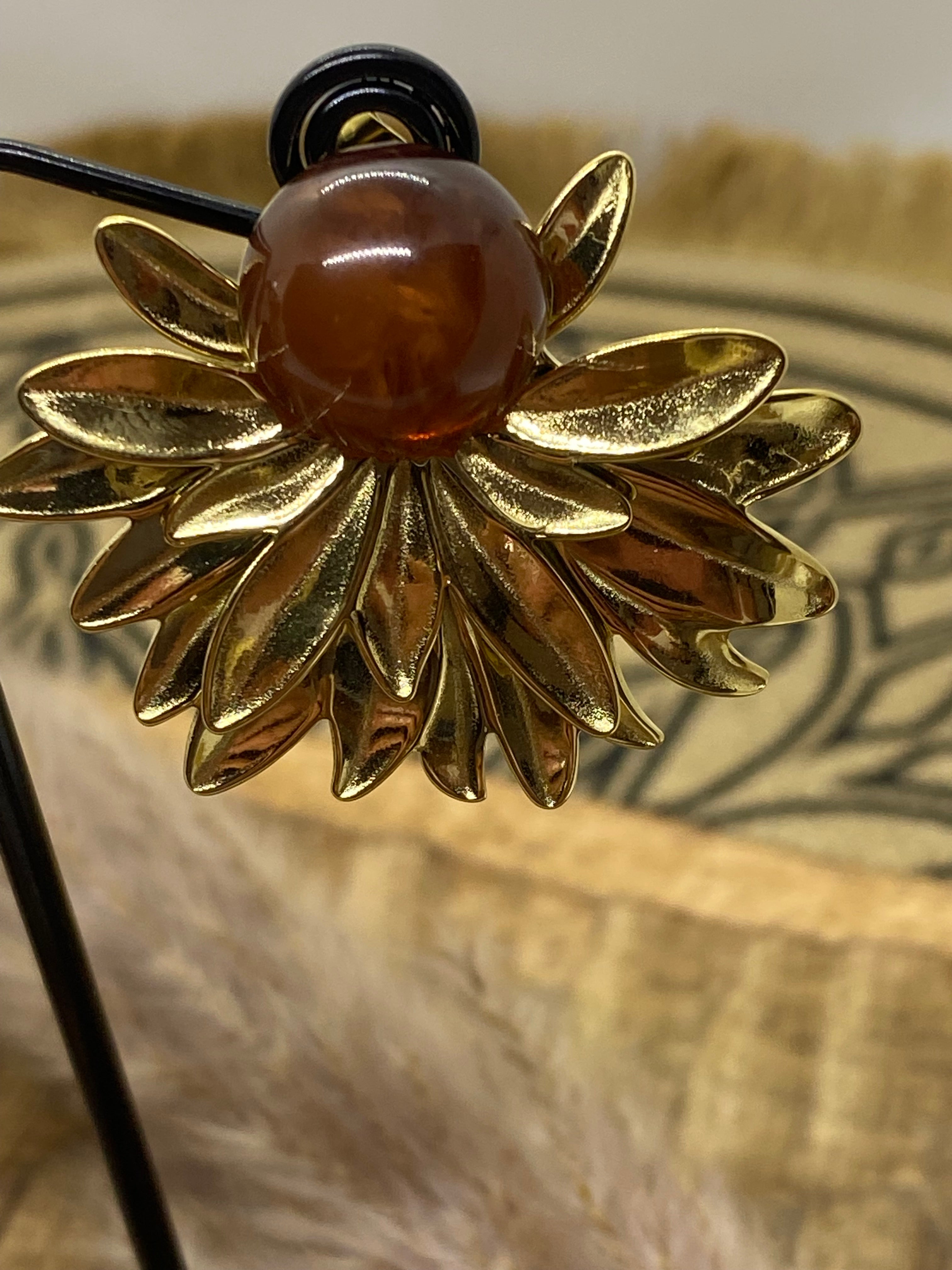 BOUCLES PUCES MULTI FEUILLAGE ACIER INOXYDABLE