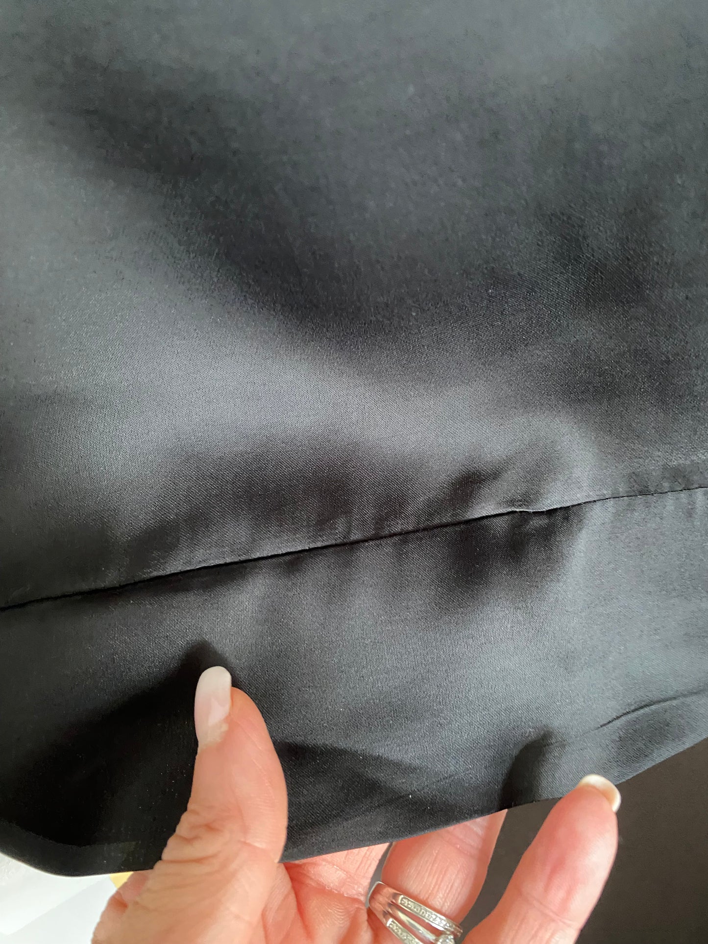 TOP SATIN MELINDA NOIR  36/44