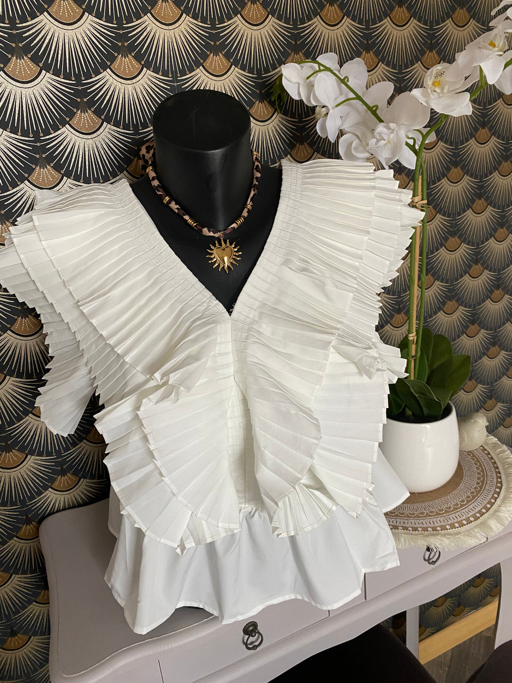 HAUT  LOUNA BLANC   M  OU L