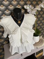 HAUT  LOUNA BLANC   M  OU L