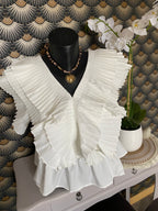 HAUT  LOUNA BLANC   M  OU L