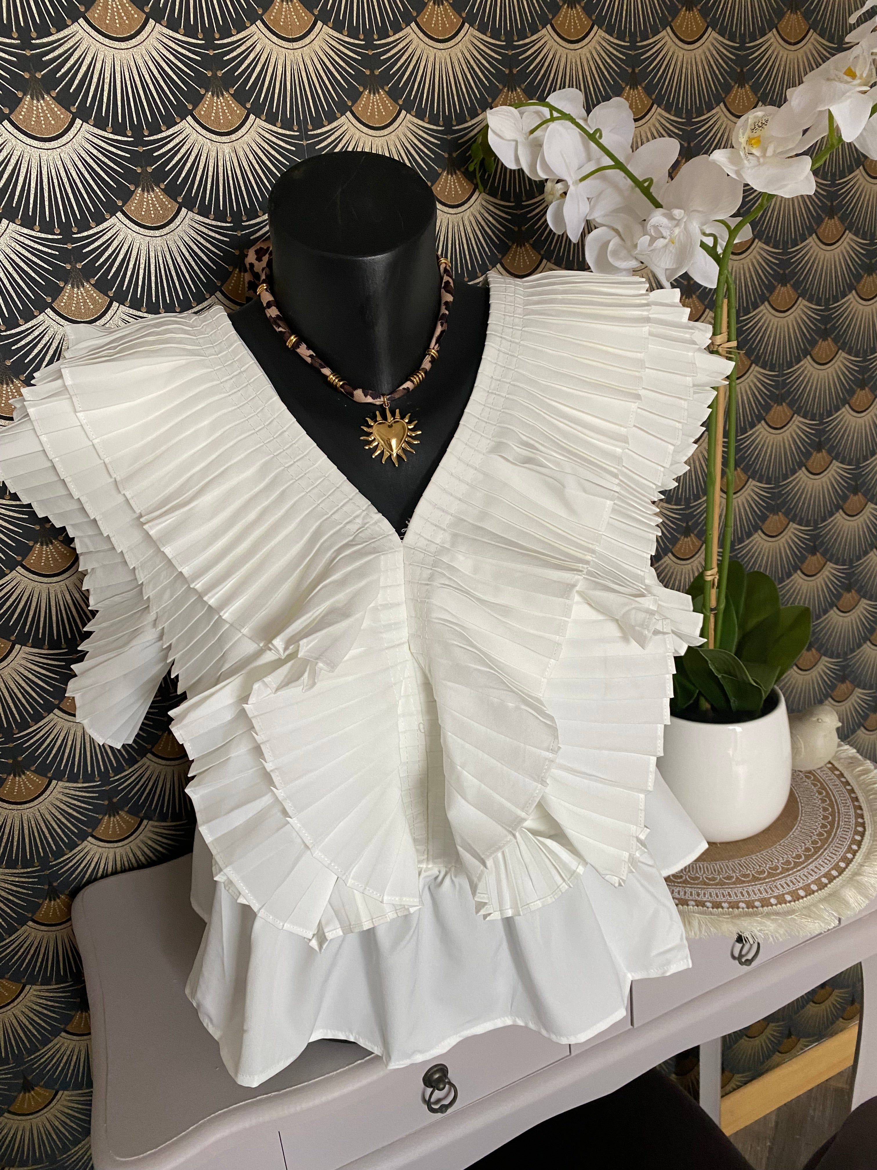 HAUT  LOUNA BLANC   M  OU L