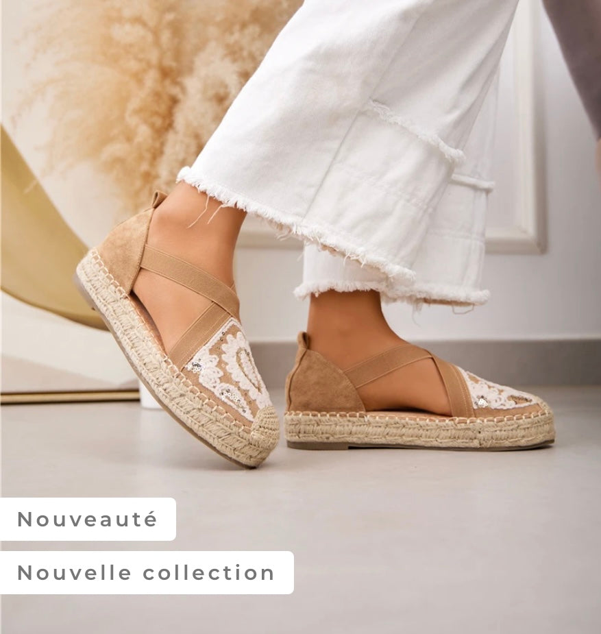 ESPADRILLES  CAMEL   36/37/38/39/40/41