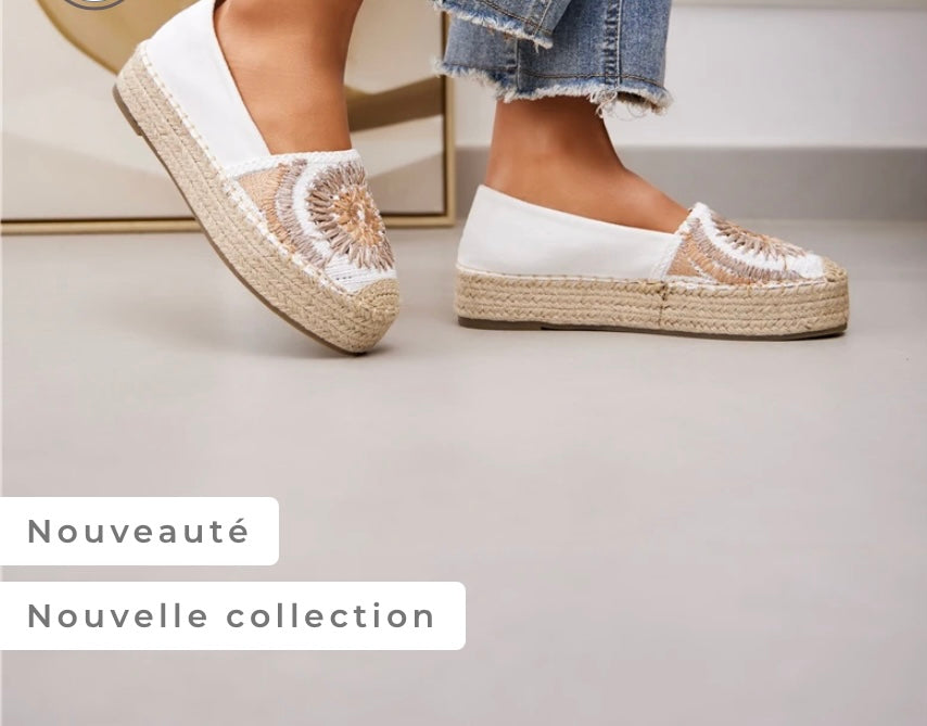 ESPADRILLES BLANCHES  36/37/38/39/40/41