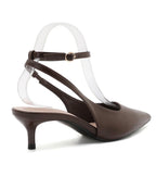 ESCARPINS A BRIDE CHOCO  POINTURES 36/37/38/39/40/41