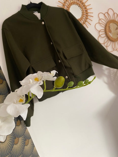 VESTE BOMBER KAKI    36/42