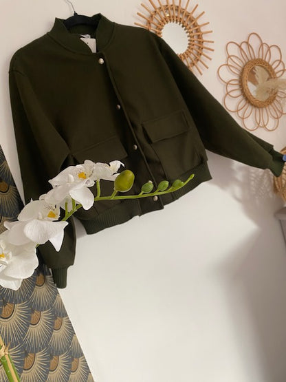VESTE BOMBER KAKI    36/42