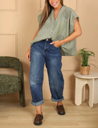 PANTALON JEAN BALLON CINDY  TAILLE 34/36/38/40/42